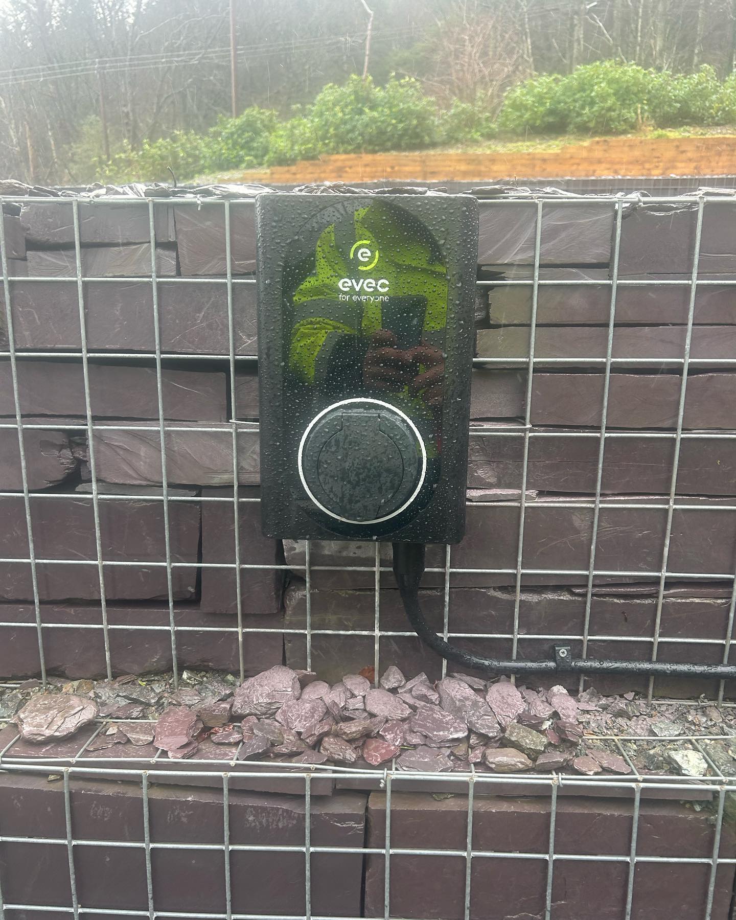 EV charging station in Gwynedd, North Wales